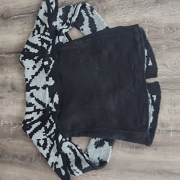 NEW! prAna Alberta Reversible Knit Sweater Gray & Black XS - Picture 11 of 13